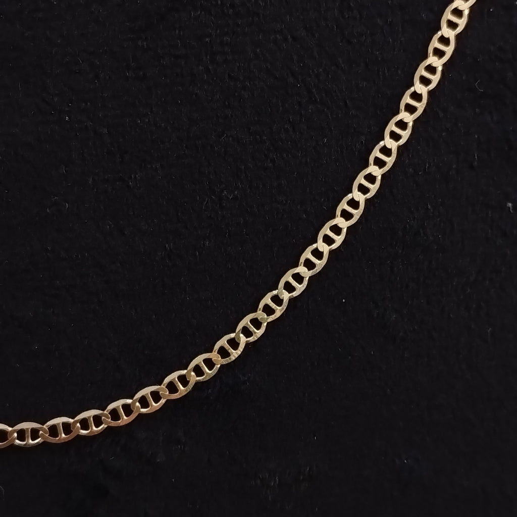 CADENAS TEJIDO GUCHI ORO 10K 55 CM 4.1 GR (NUEVO)