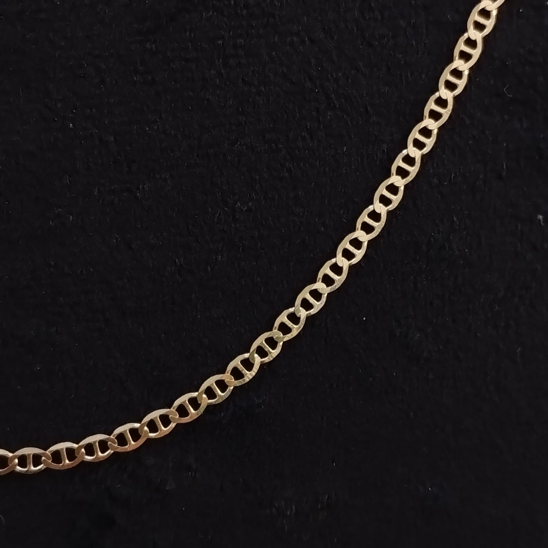 CADENAS TEJIDO GUCHI ORO 10K 55 CM 4.1 GR (NUEVO)