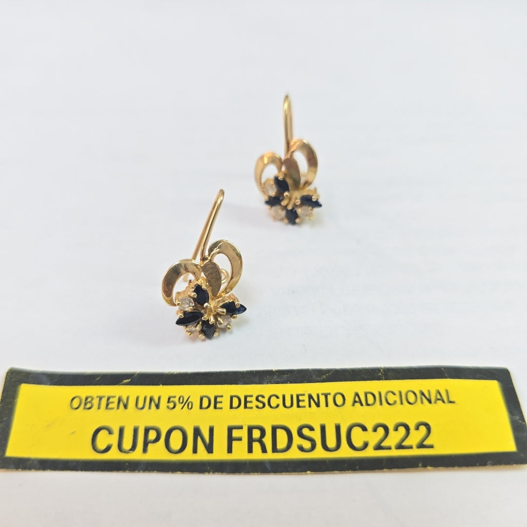 ARETES PAR ORO 10 K 2.8 GRMS (SEMINUEVO)