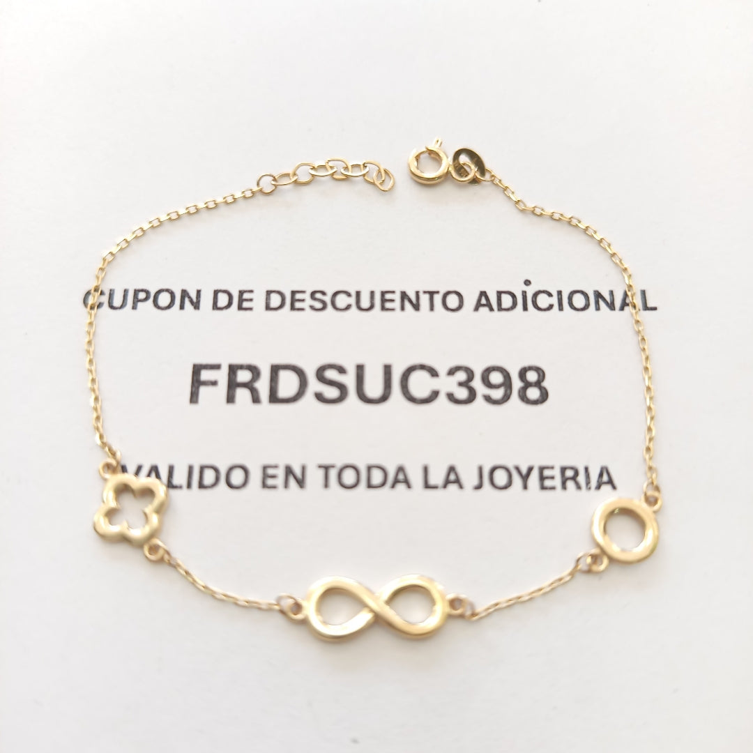 PULSERAS DAMA ORO 14K 1.5 (NUEVO)