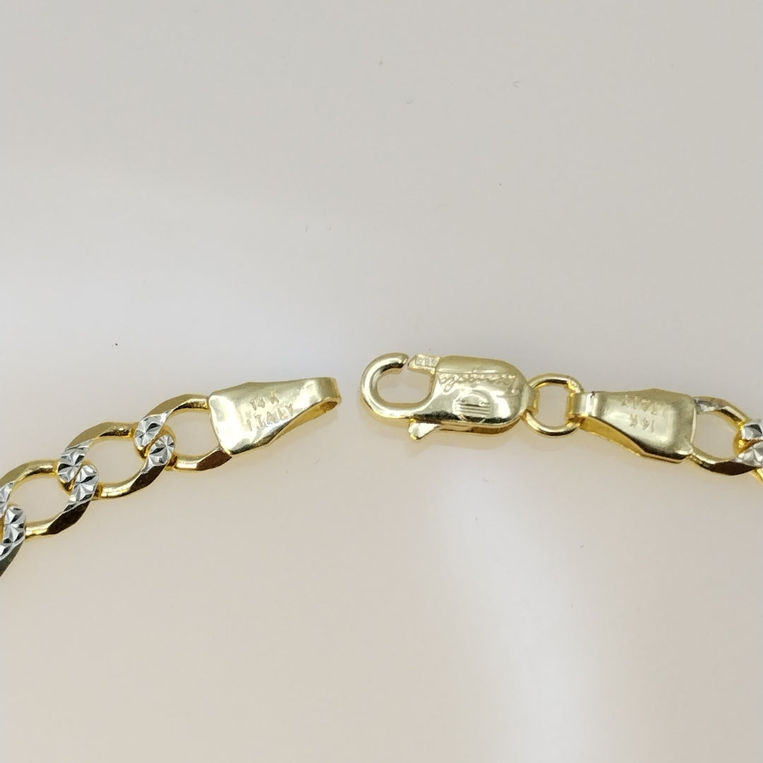 PULSERAS CABALLERO CARTIER 3 1 DIAMANTAD ORO 14K 4.5 (NUEVO)