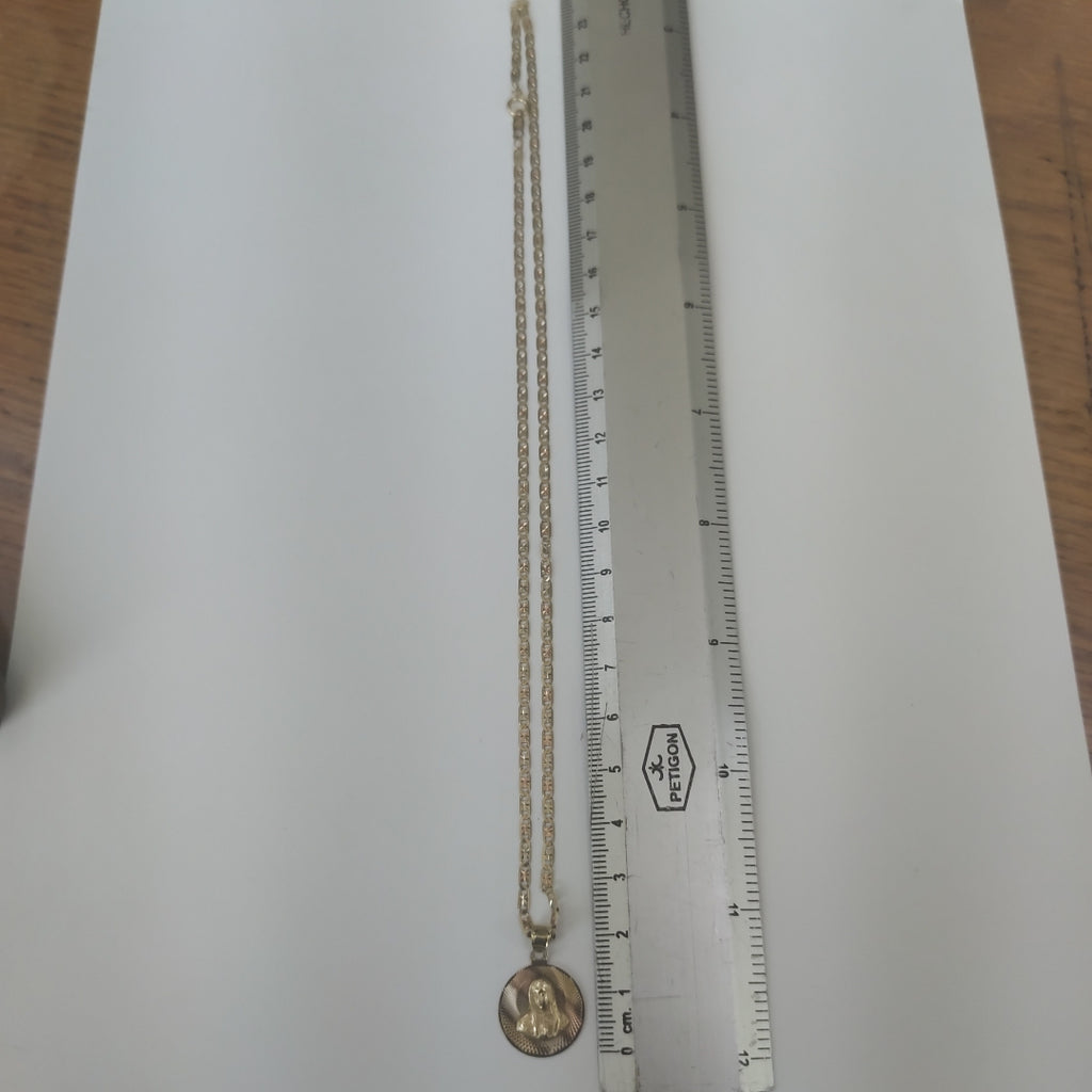 CADENA, DIJE ORO 10 K 3.9 GRMS (SEMINUEVO)