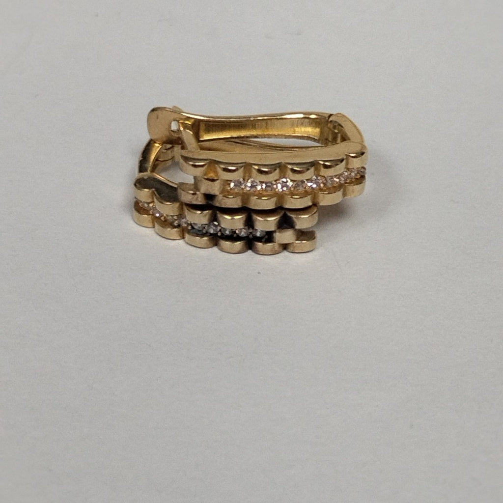 ARRACADAS PAR ORO 10 K 3,00 GRMS (SEMINUEVO)