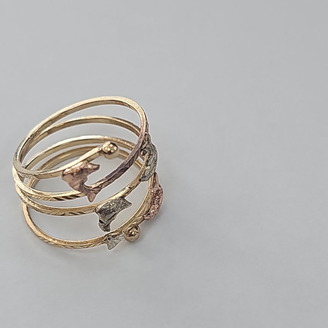 ANILLO ORO 10 K 3,00 GRMS (SEMINUEVO)
