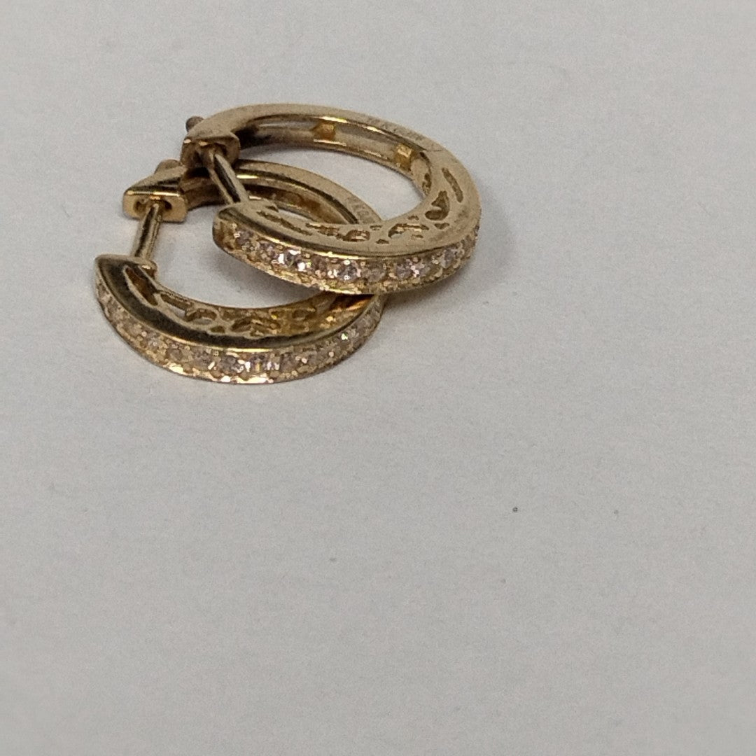 ARRACADAS PAR ORO 10 K 1,50 GRMS (SEMINUEVO)