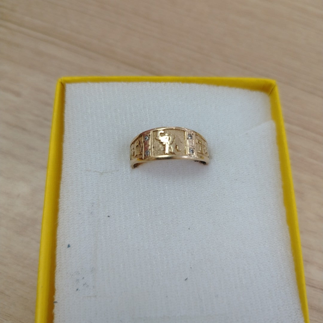 ARGOLLA DE LA SUERTE ORO 10 K 3.3 GRMS (SEMINUEVO)