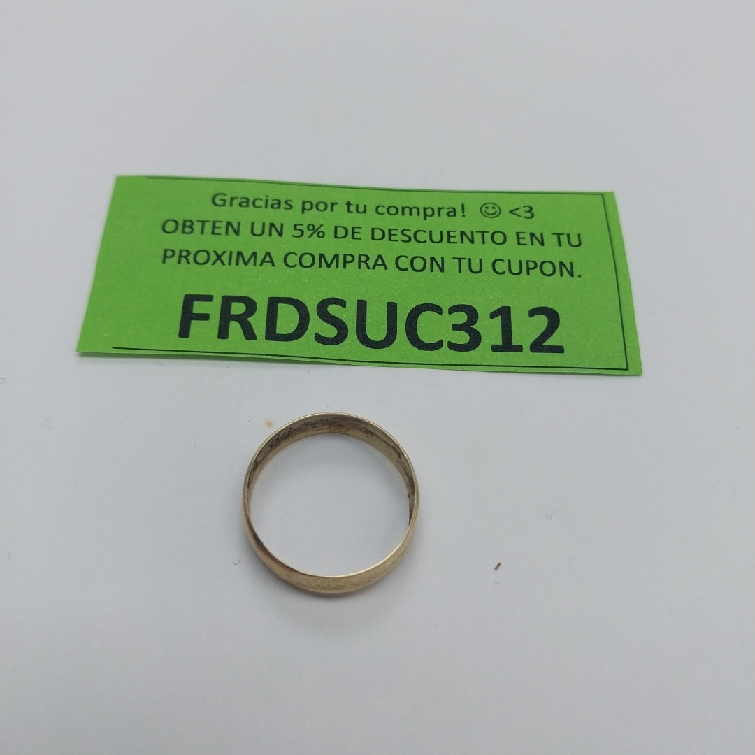 ARGOLLA ORO 10 K 1.1 GRMS (SEMINUEVO)