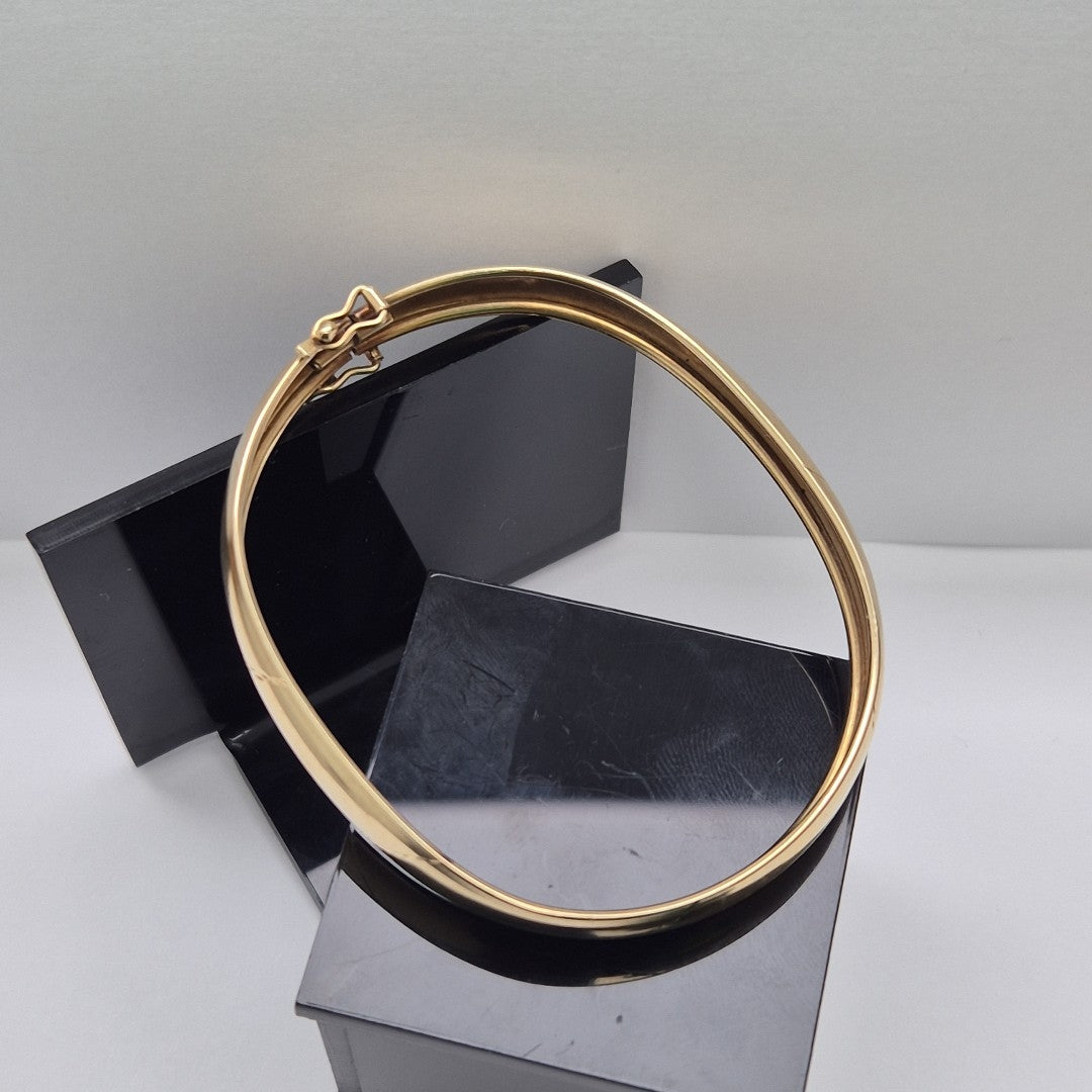 PULSERA RIGIDA ORO 14 K 7,40 GRMS (SEMINUEVO)