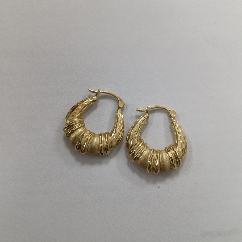 ARRACADAS PAR ORO 14 K 2.3 GRMS (SEMINUEVO)