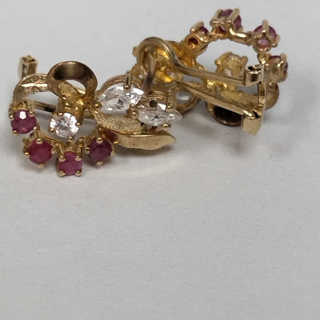 ARETES PAR ORO 10 K 3,50 GRMS (SEMINUEVO)