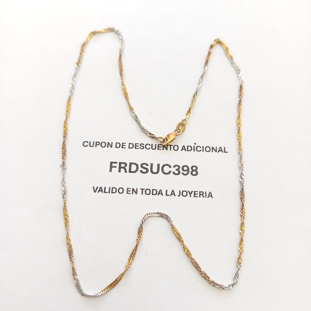 CADENA ORO 10 K 3.5 GRMS (SEMINUEVO)