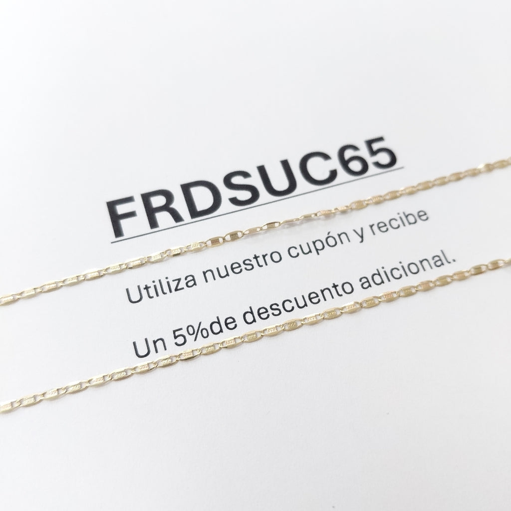 CADENA ORO 14 K 1.1 GRMS (SEMINUEVO)