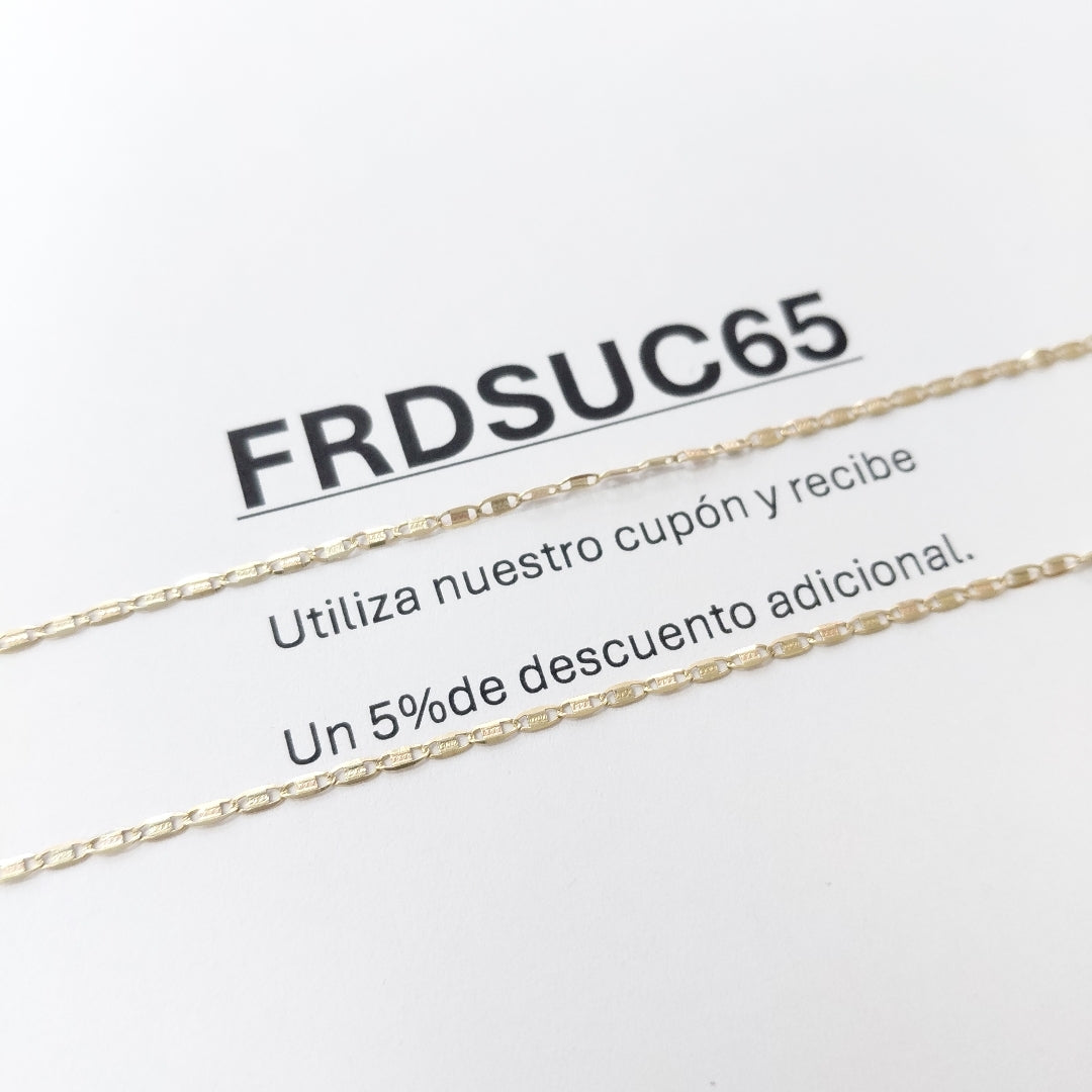 CADENA ORO 14 K 1.1 GRMS (SEMINUEVO)