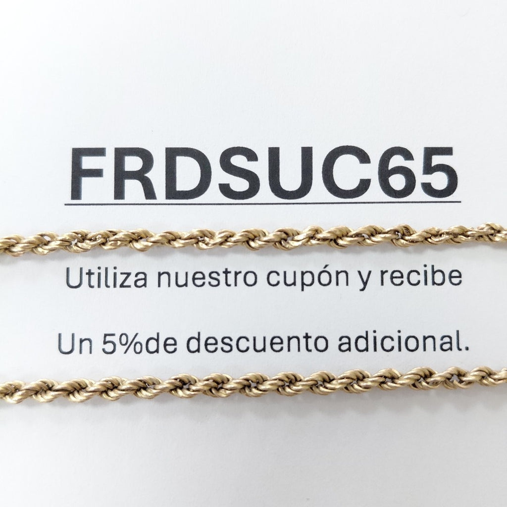 CADENA ORO 10 K 6,50 GRMS (SEMINUEVO)