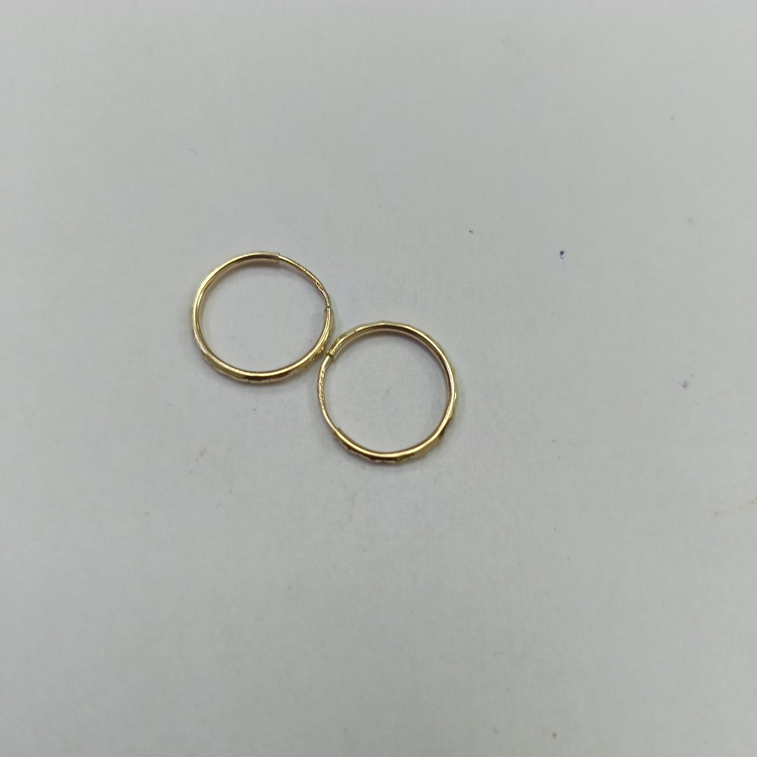 ARRACADAS PAR ORO 10 K 0.6 GRMS (SEMINUEVO)