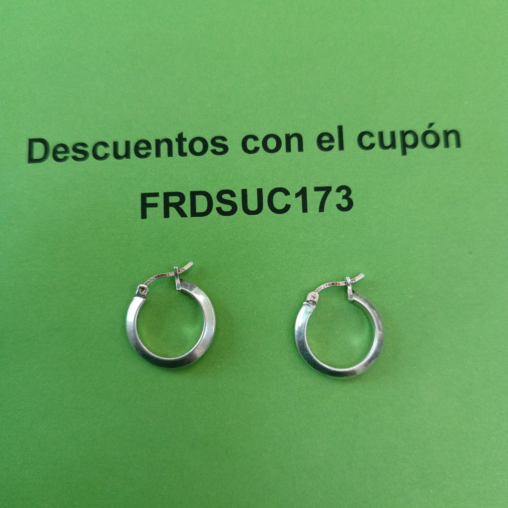ARRACADAS PAR PLATA 1.7 GRMS (SEMINUEVO)