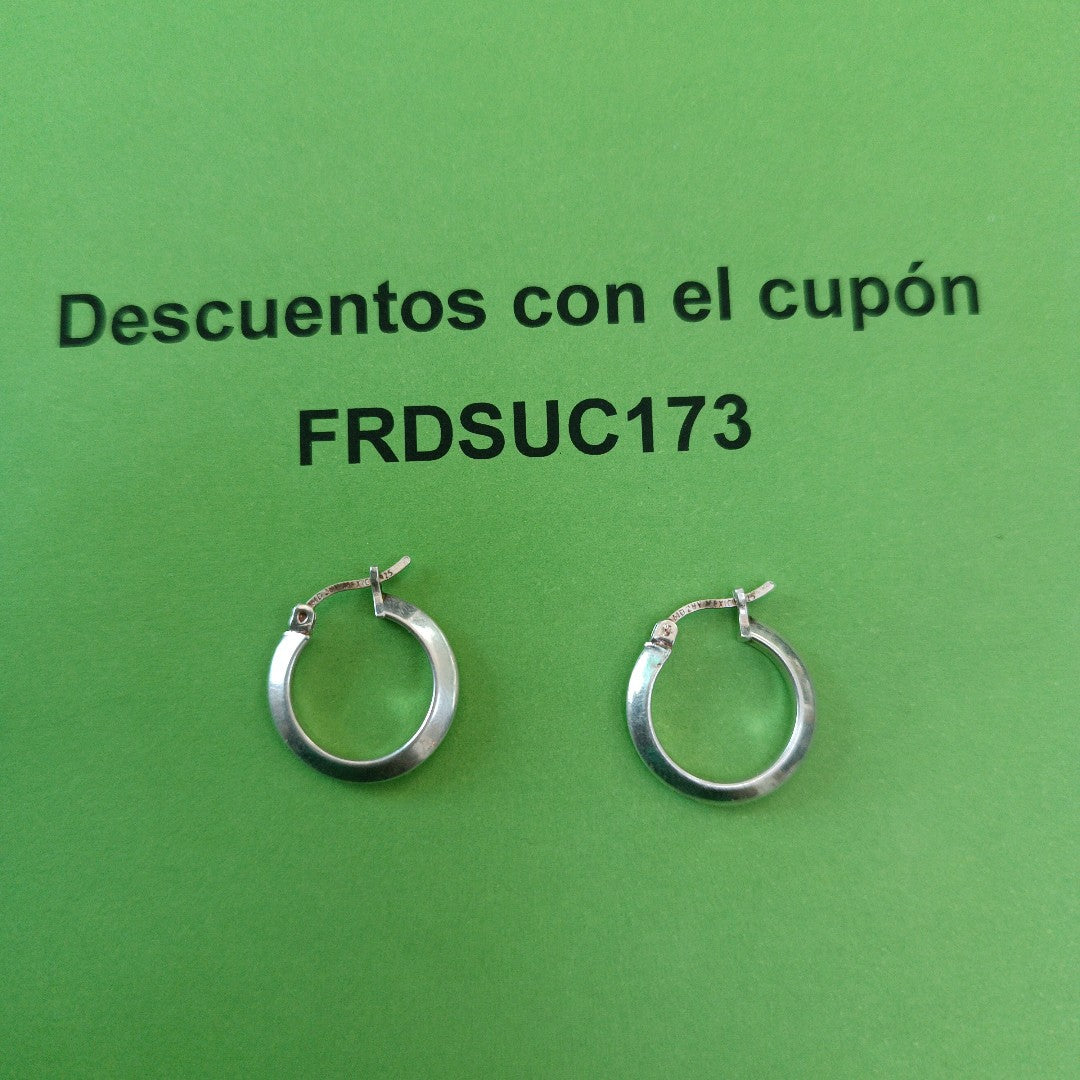 ARRACADAS PAR PLATA 1.7 GRMS (SEMINUEVO)