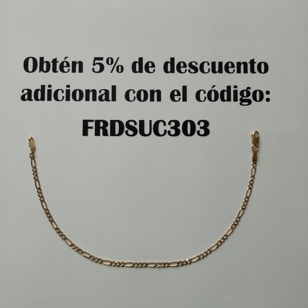 PULSERA ORO 14 K 2 GRMS (SEMINUEVO)