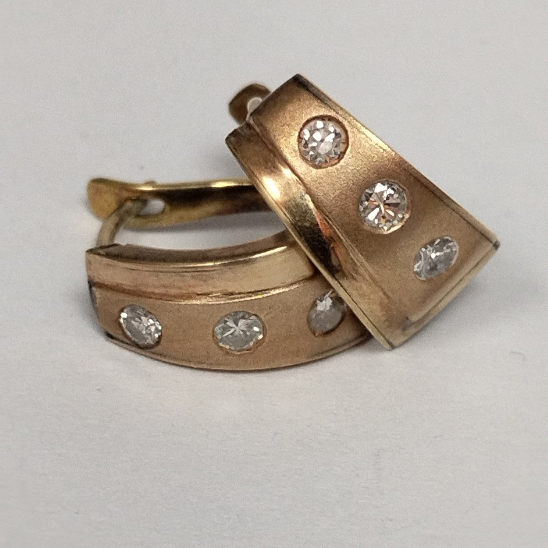 ARETES PAR ORO 14 K 4,20 GRMS (SEMINUEVO)