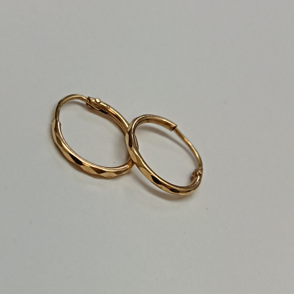 ARRACADAS PAR ORO 14 K 0.8 GRMS (SEMINUEVO)