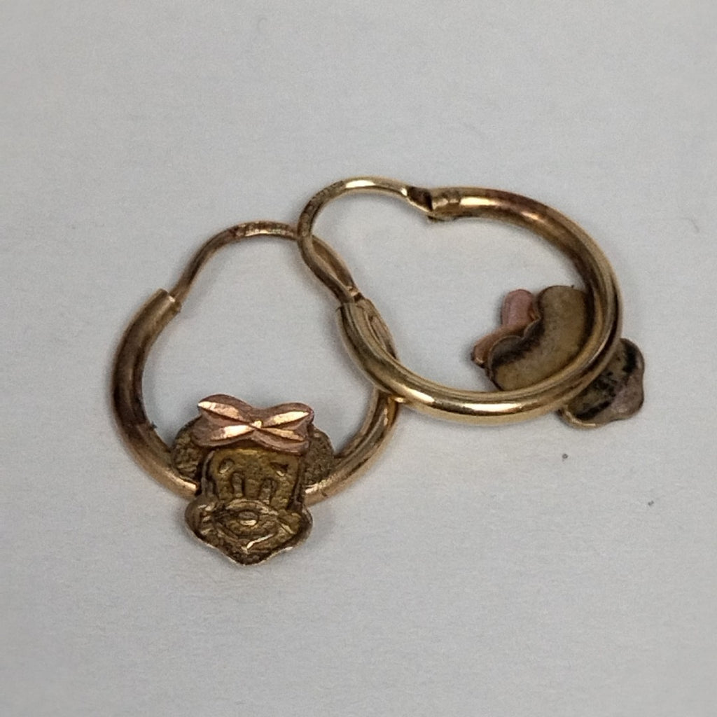 ARRACADAS PAR ORO 10 K 1,60 GRMS (SEMINUEVO)