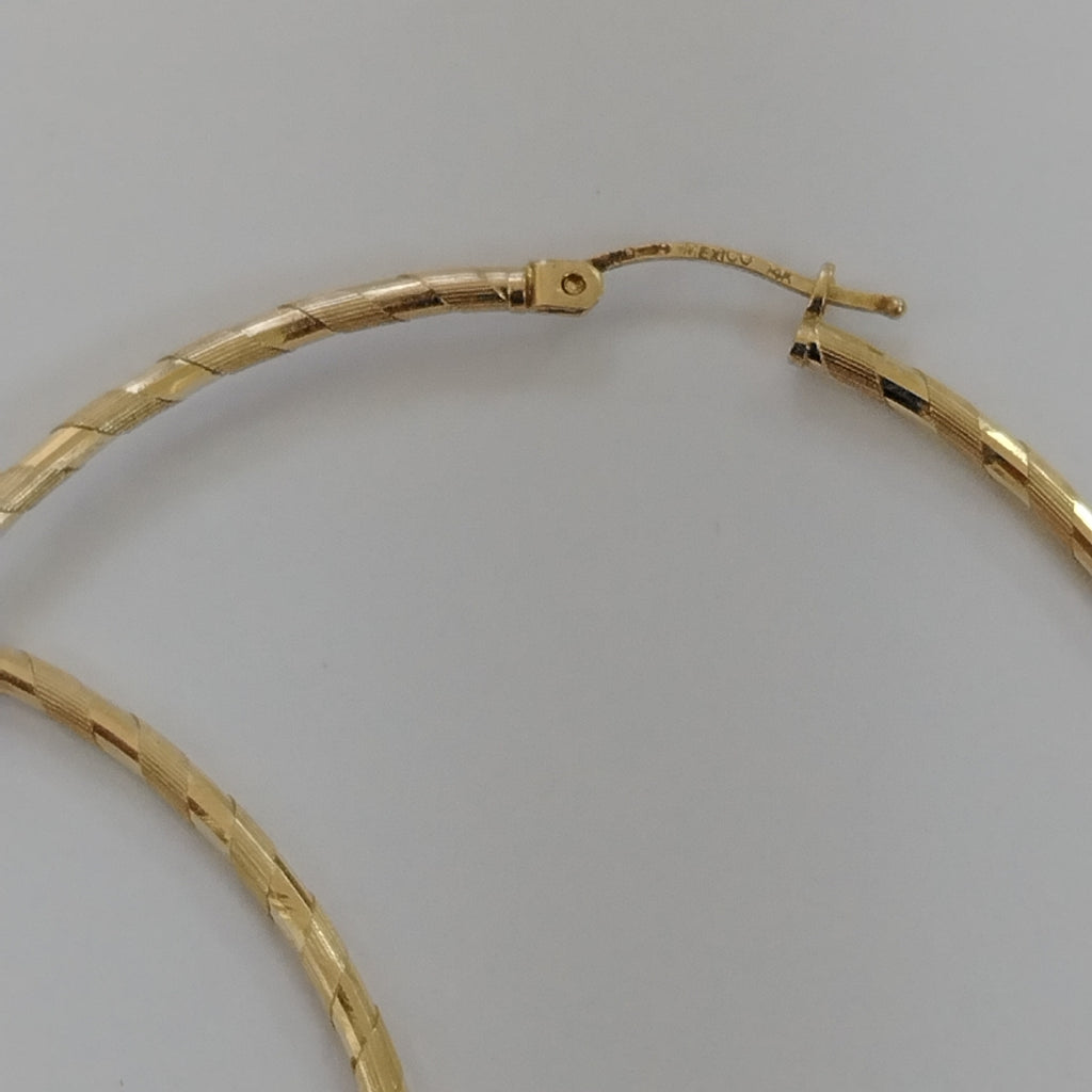 ARRACADAS PAR ORO 10 K 5,40 GRMS (SEMINUEVO)