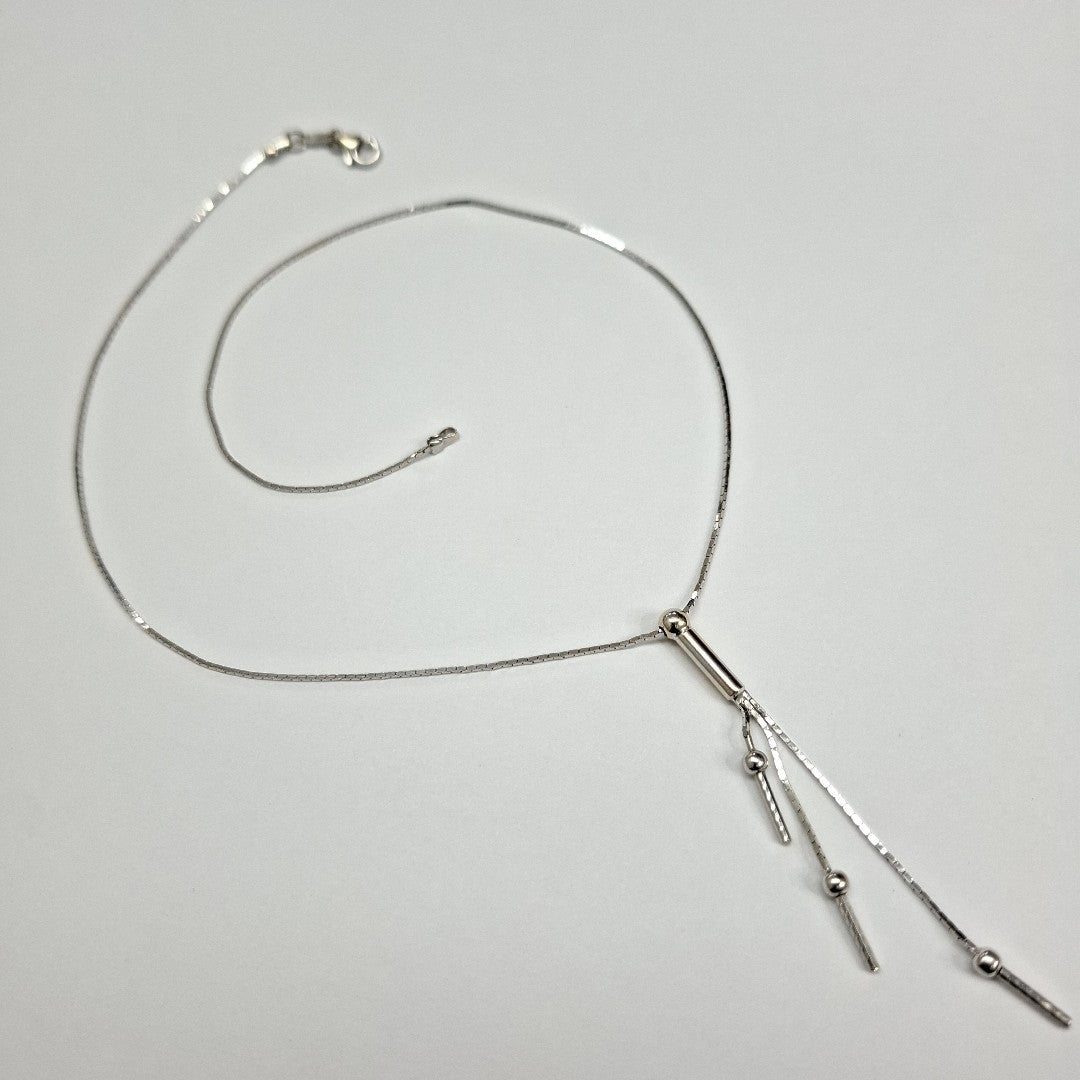 GARGANTILLA ORO, ORO BLANCO 14 K 4.7 GRMS (SEMINUEVO)
