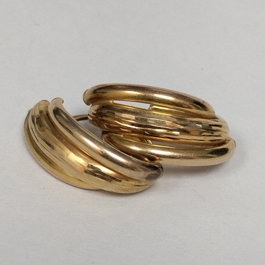 ARRACADAS PAR ORO 10 K 3,30 GRMS (SEMINUEVO)