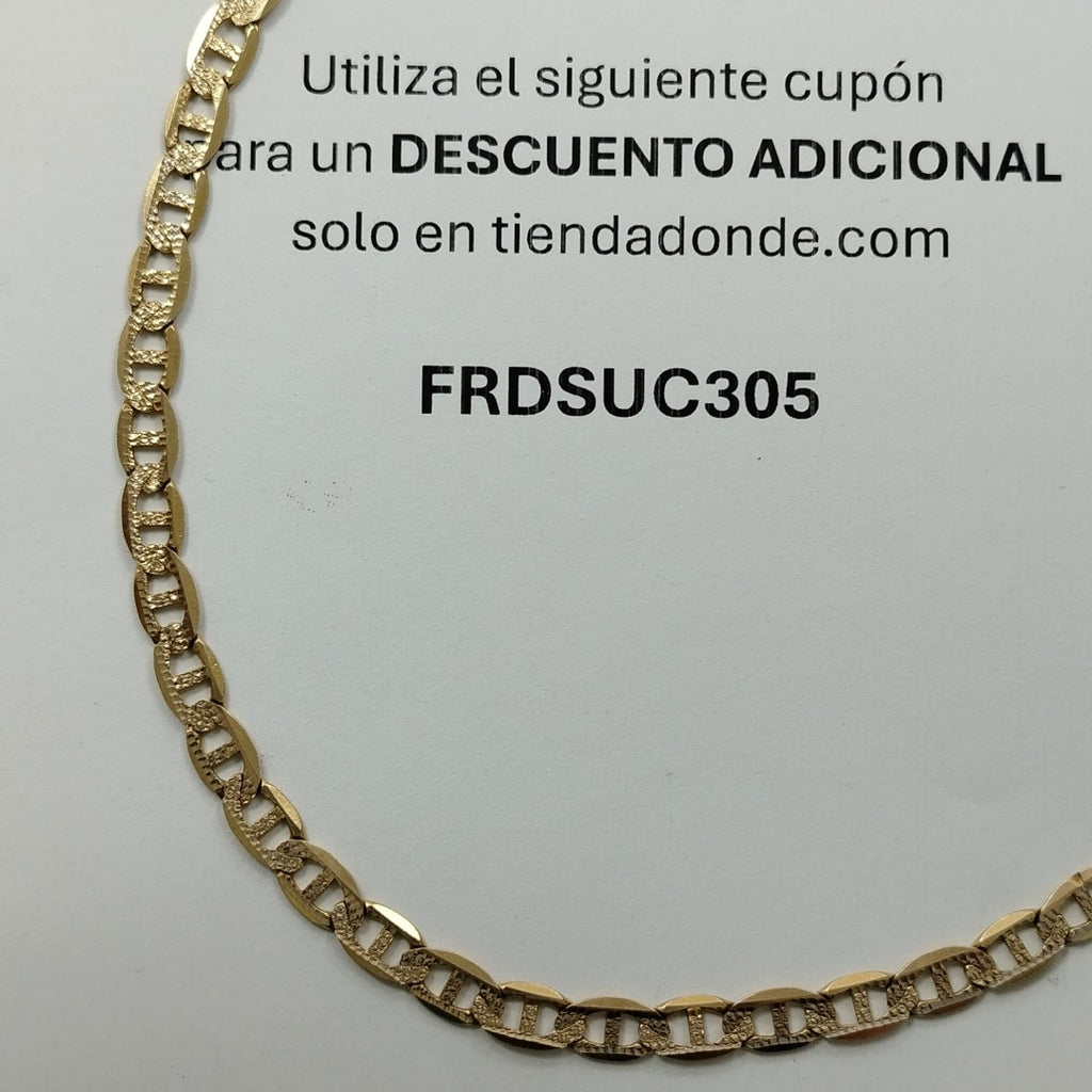 CADENA ORO 14 K 21.8 GRMS (SEMINUEVO)