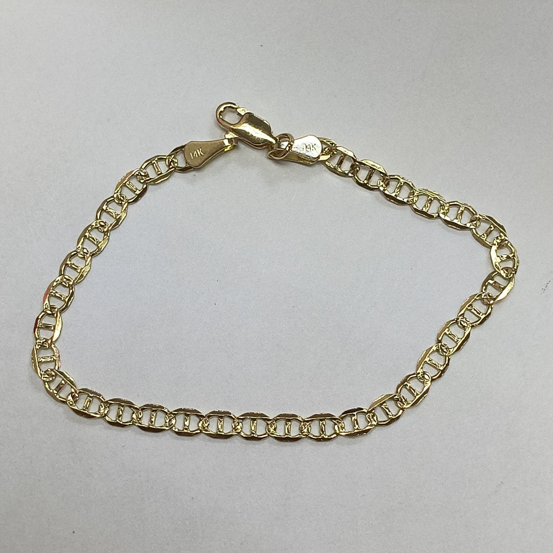 PULSERA GUCHI 14K 18 CM 3.3 GR (NUEVO)
