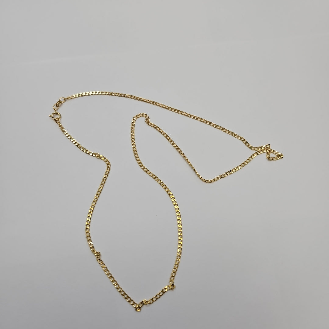 CADENAS BARBADA AMARILLA ORO 14K 1.9 (NUEVO)