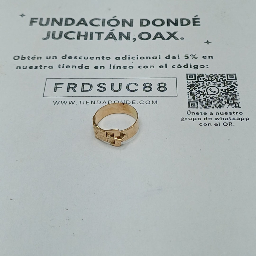 ANILLO ORO 10 K 1.1 GRMS (SEMINUEVO)