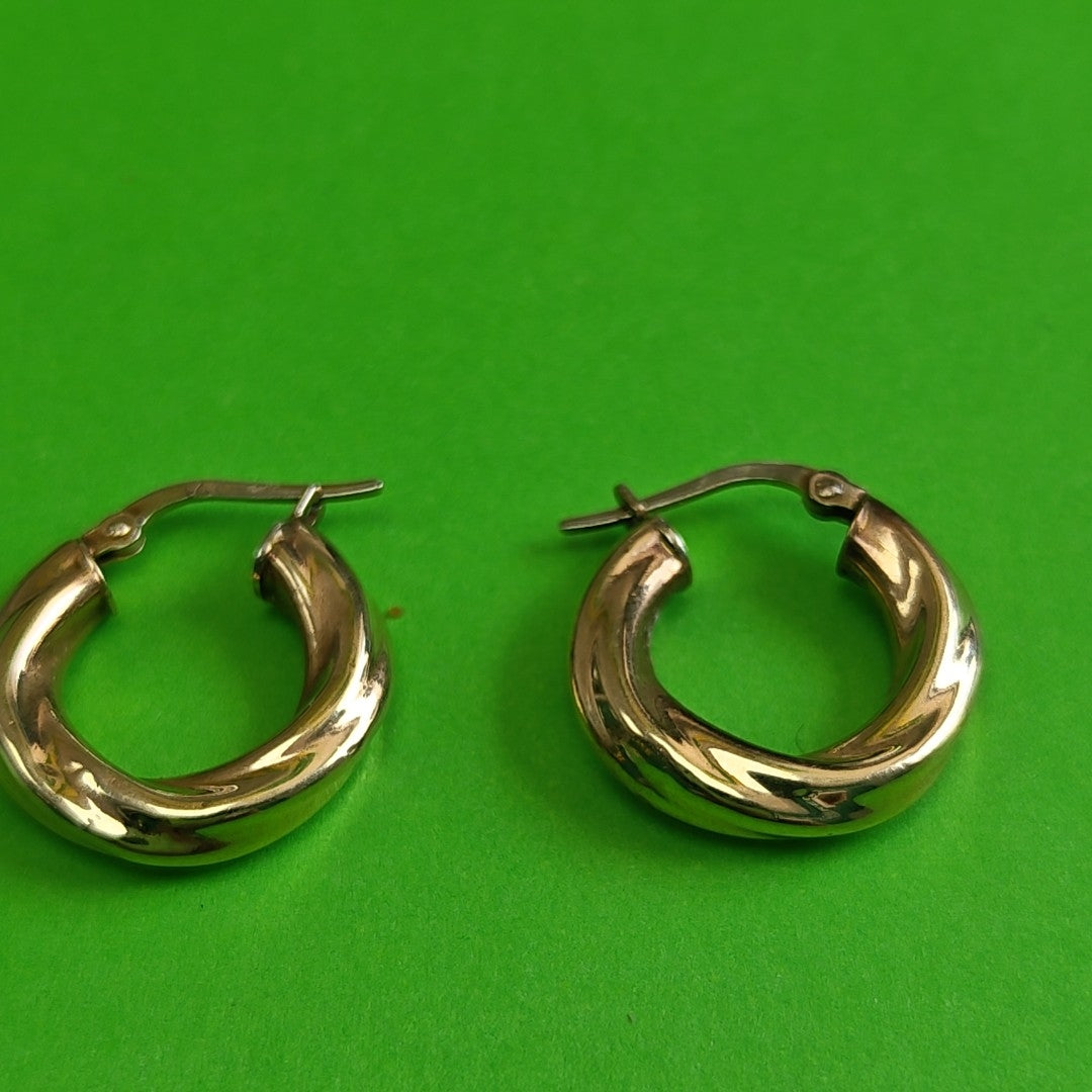ARRACADAS PAR ORO 14 K 2,40 GRMS (SEMINUEVO)