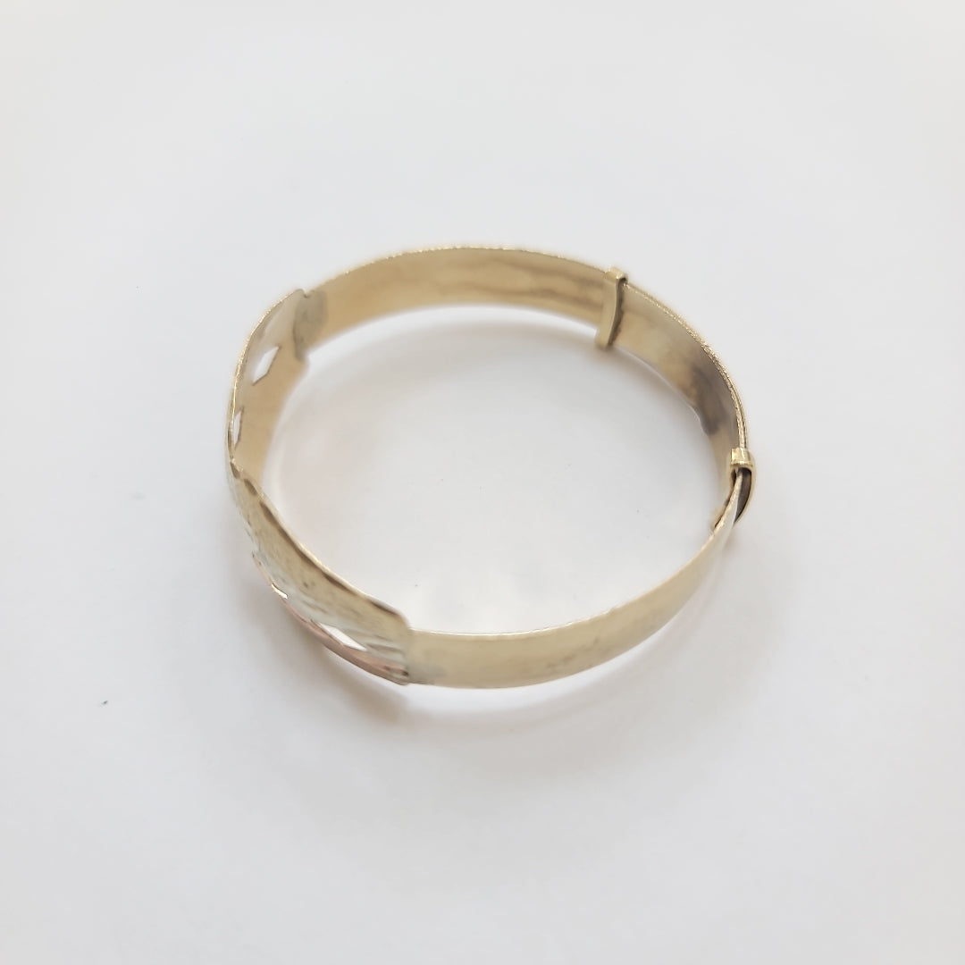 PULSERA RIGIDA ORO 10 K 7.5 GRMS (SEMINUEVO)