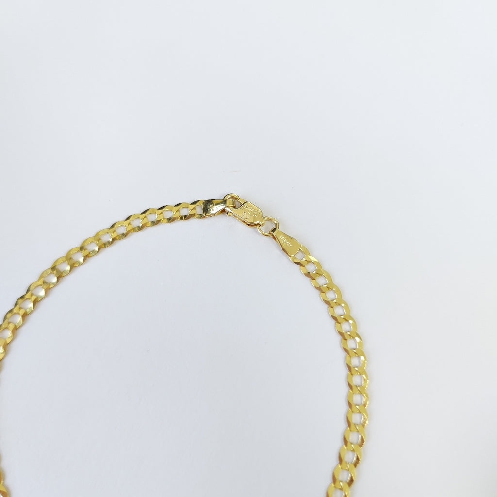PULSERAS DAMA BARBADA AMARILLA ORO 14K 2.4 (NUEVO)