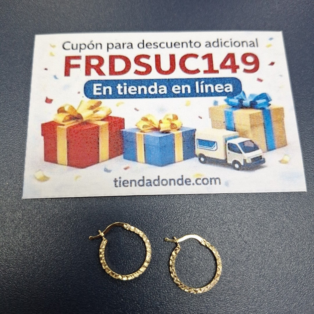 ARRACADAS ORO 14K 1.2 (NUEVO)