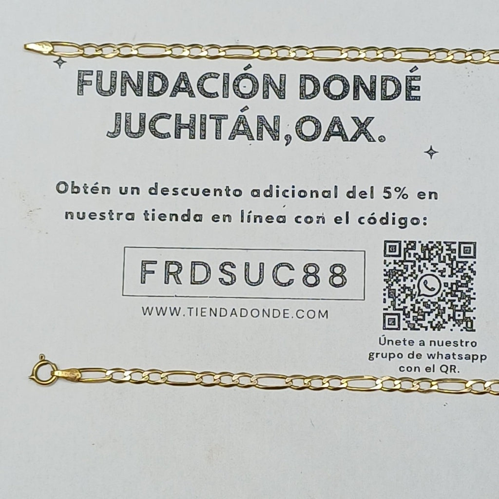 CADENA ORO 14 K 4.7 GRMS (SEMINUEVO)
