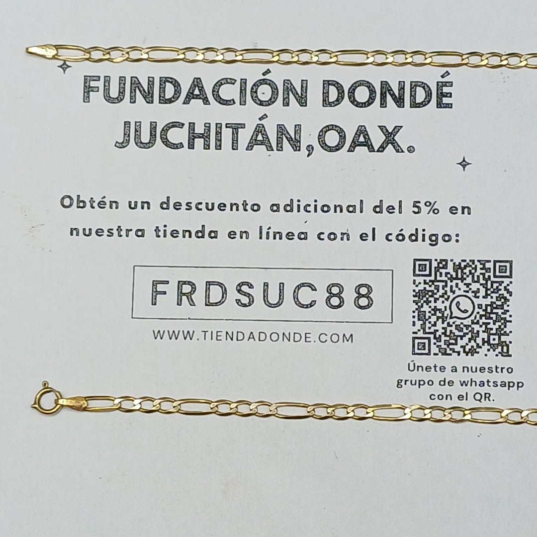 CADENA ORO 14 K 4.7 GRMS (SEMINUEVO)