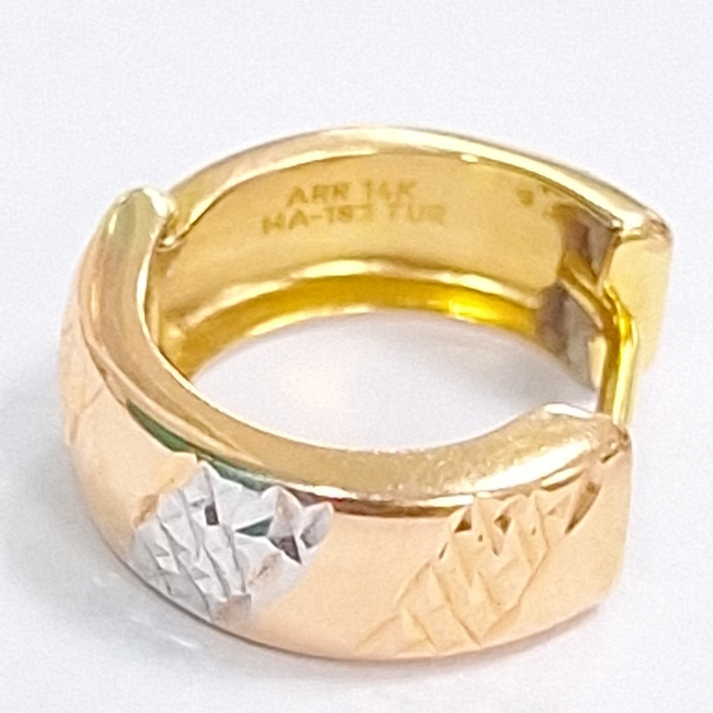 ARRACADAS PAR ORO 14 K 1.2 GRMS (SEMINUEVO)