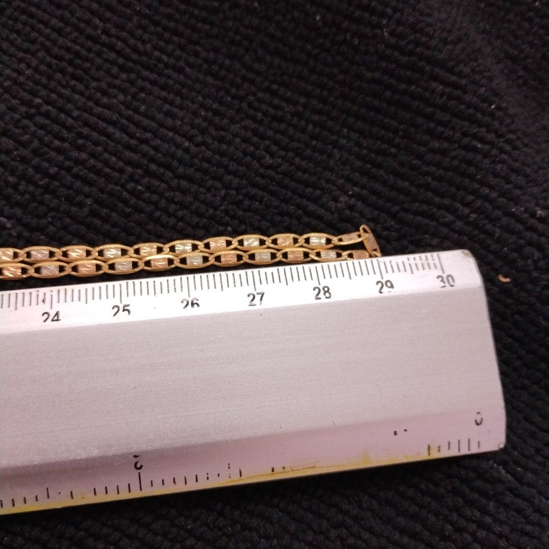 CADENA ORO COMBINADO 10 K 4.4 GRMS (SEMINUEVO)