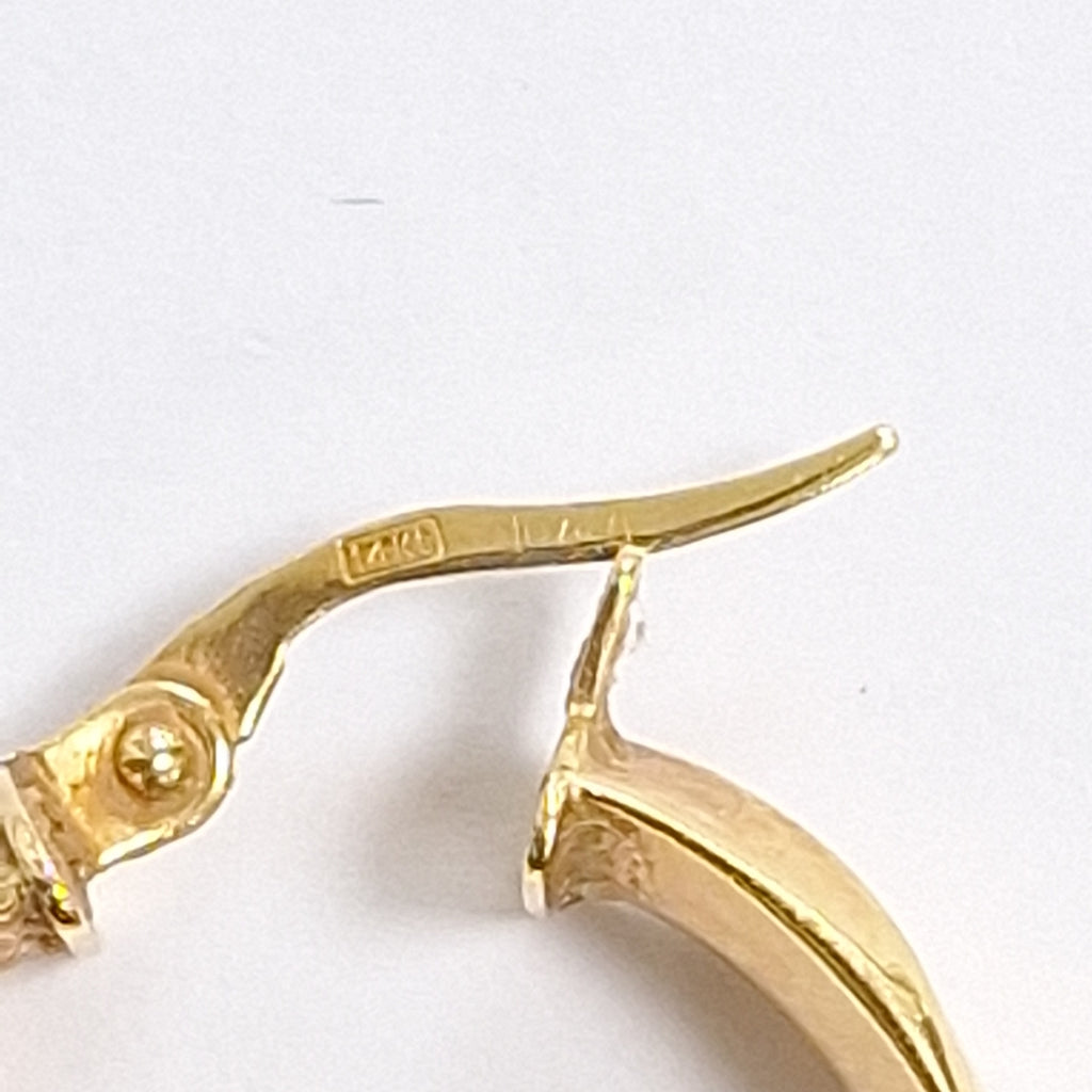 ARRACADAS PAR ORO 14 K 2.2 GRMS (SEMINUEVO)