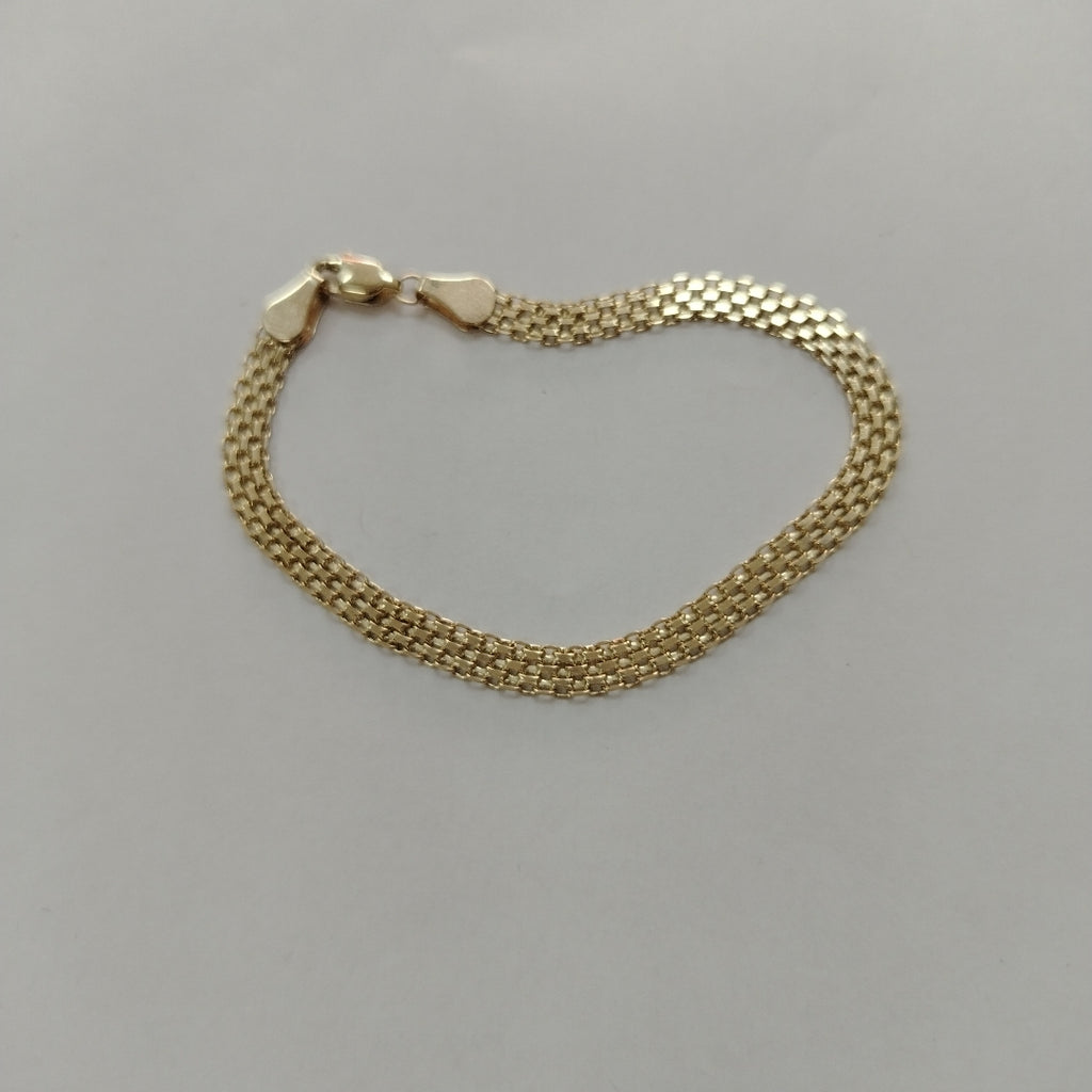 PULSERA ESPECIAL 14K 18 CM 4.7 GR (NUEVO)