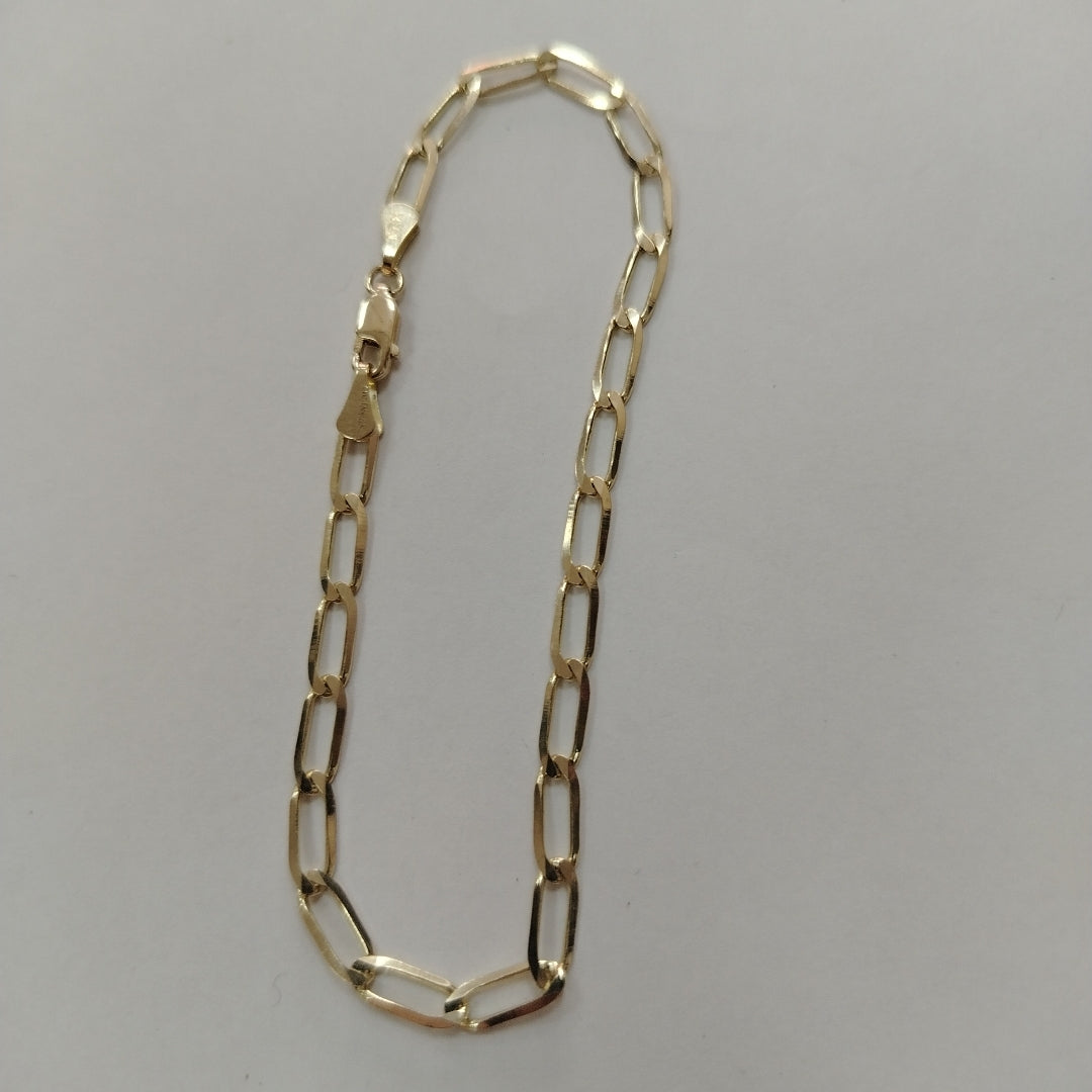 PULSERA ESLABON 14K 21 CM 4.3 GR (NUEVO)