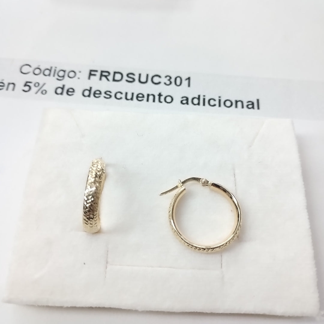 ARRACADAS ORO 10K 1.4 (NUEVO)