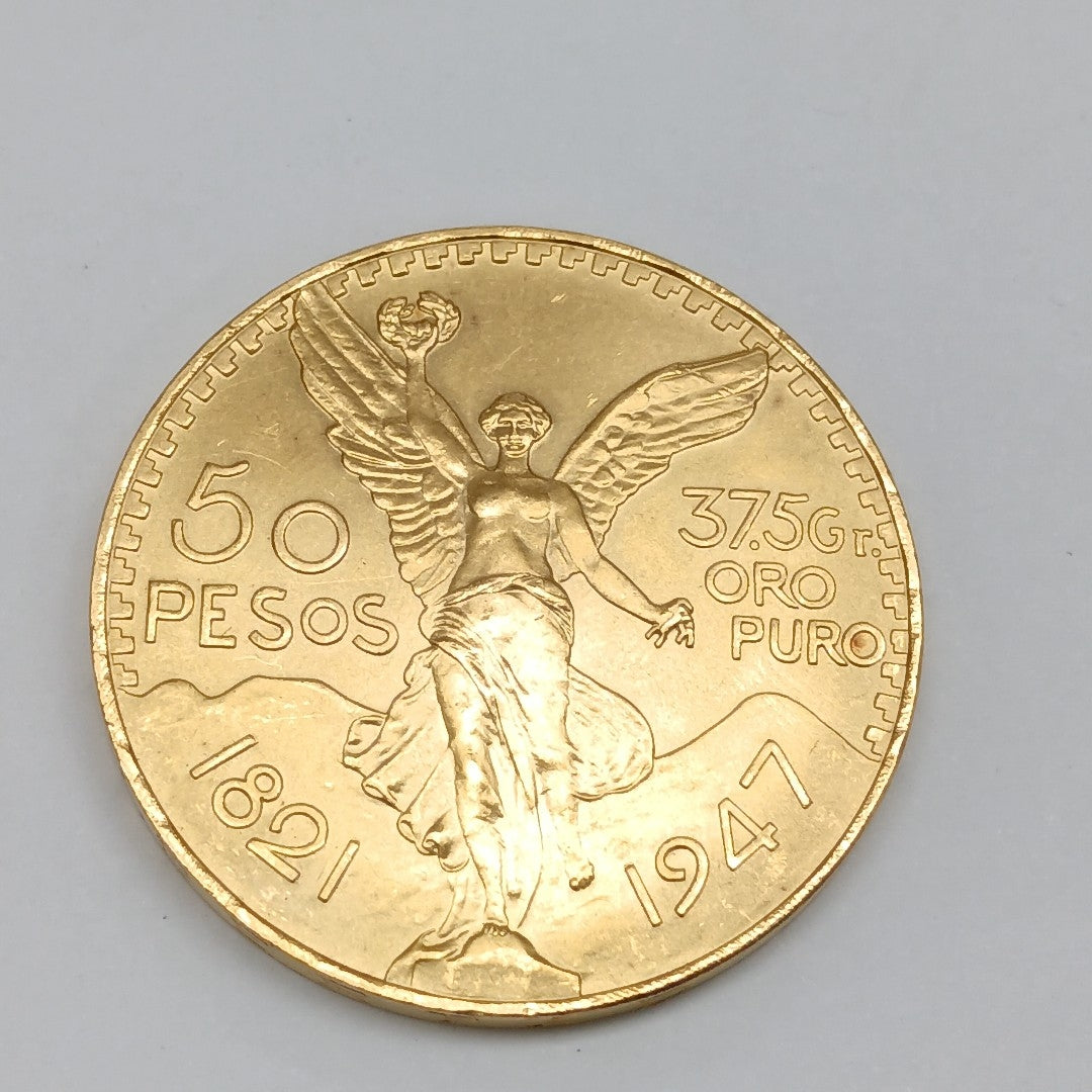 K1 41.6 GRMS 21 K IDENTIFICACIÓN MONEDA NOMINATIVA MONEDAS PESOS 50 PESO (SEMINUEVO)