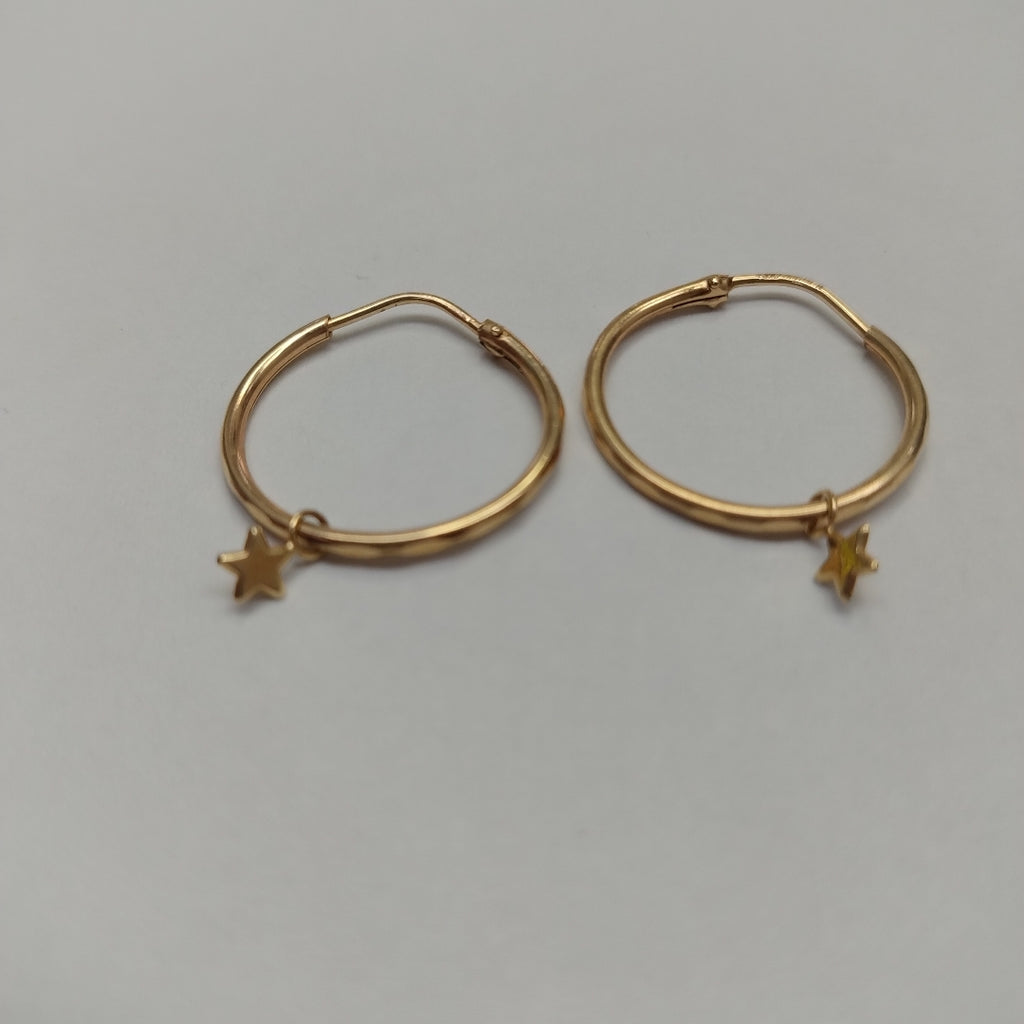 ARRACADAS PAR ORO 10 K 1.1 GRMS (SEMINUEVO)