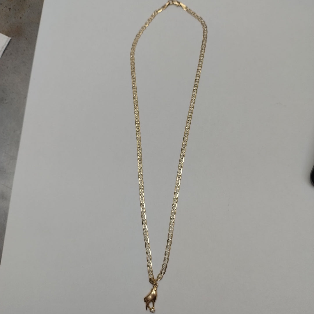 CADENA, DIJE ORO 10 K 7.5 GRMS (SEMINUEVO)