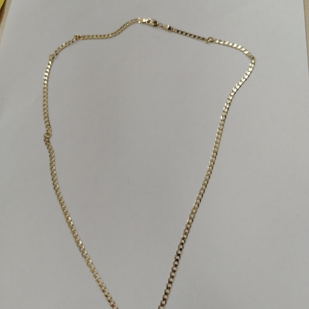 CADENA TEJIDO BARBADA 14K 55 CM 8.3 GR (NUEVO)