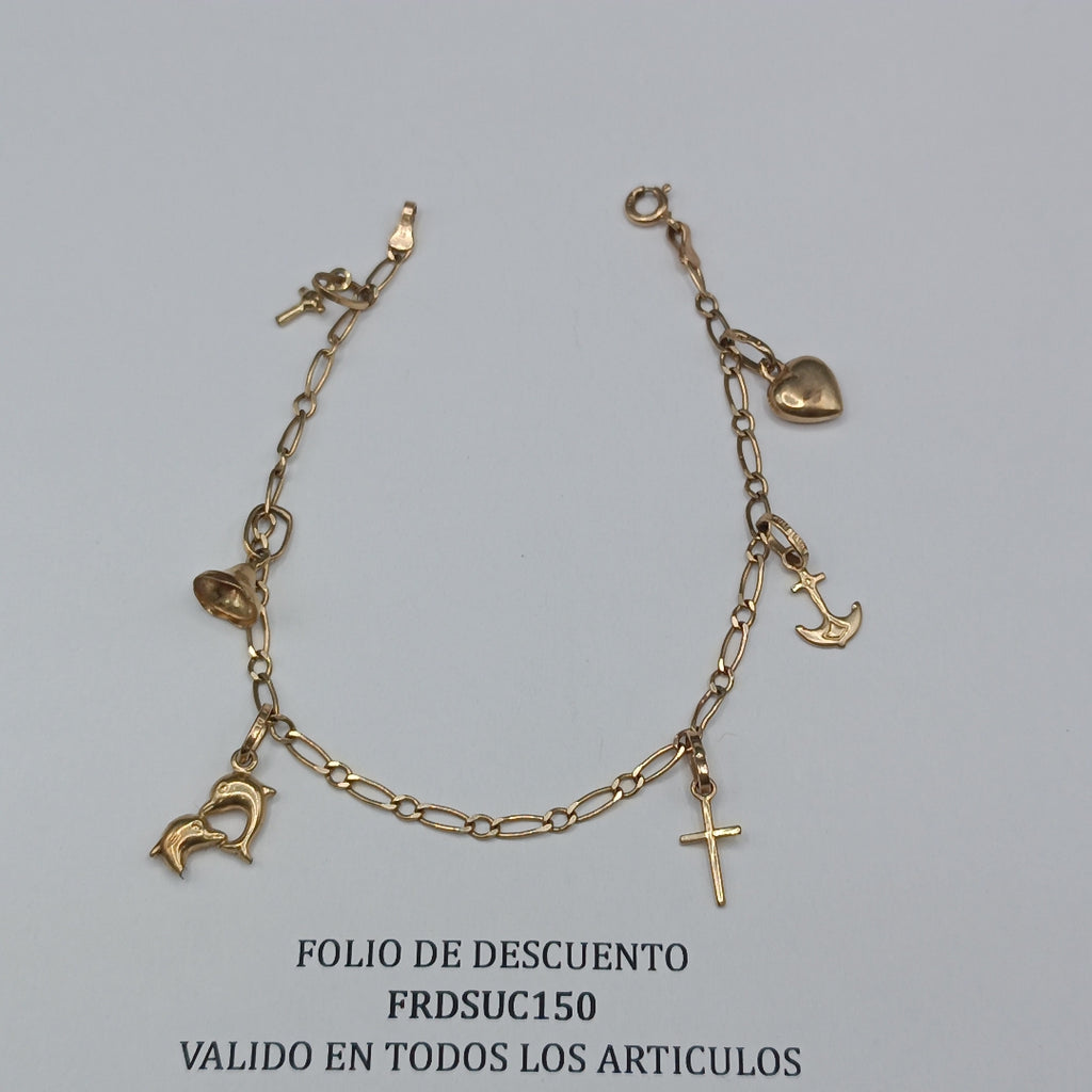PULSERA ORO 10 K 3.7 GRMS (SEMINUEVO)