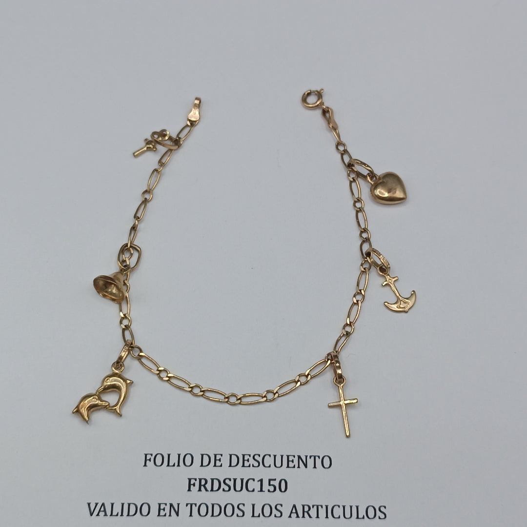 PULSERA ORO 10 K 3.7 GRMS (SEMINUEVO)